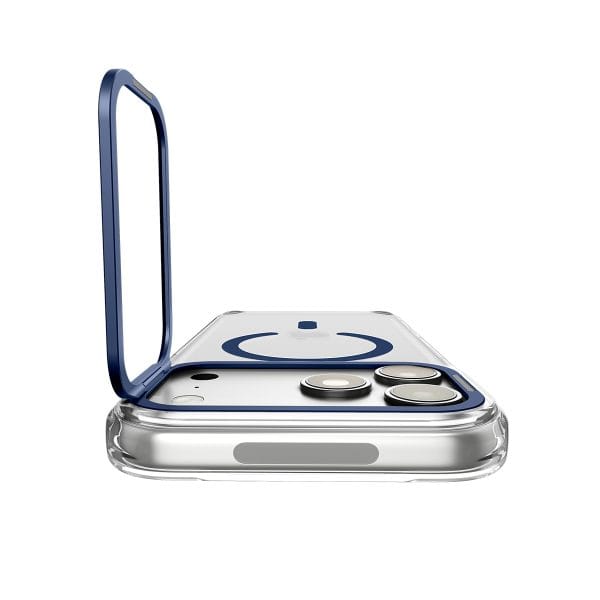 Spigen Ultra Hybrid Optik S MagSafe clear deep blue - iPhone 18 Pro/17 Pro