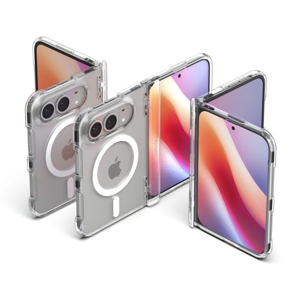 Spigen Ultra Hybrid Pro MagSafe clear white - iPhone Duo
