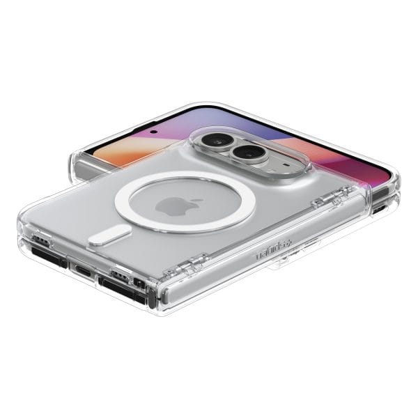 Spigen Ultra Hybrid Pro MagSafe clear white - iPhone Duo