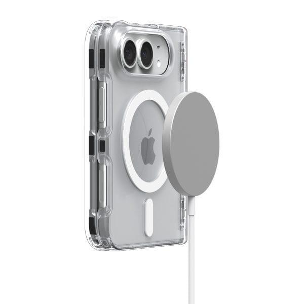 Spigen Ultra Hybrid Pro MagSafe clear white - iPhone Duo