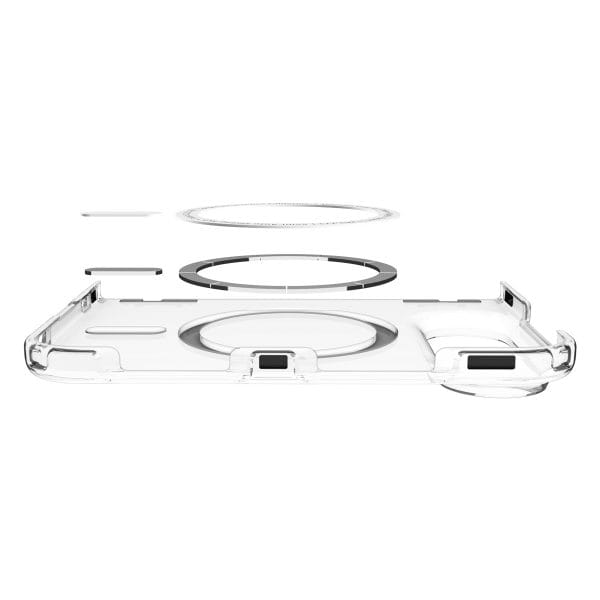 Spigen Ultra Hybrid Pro MagSafe clear white - iPhone Duo