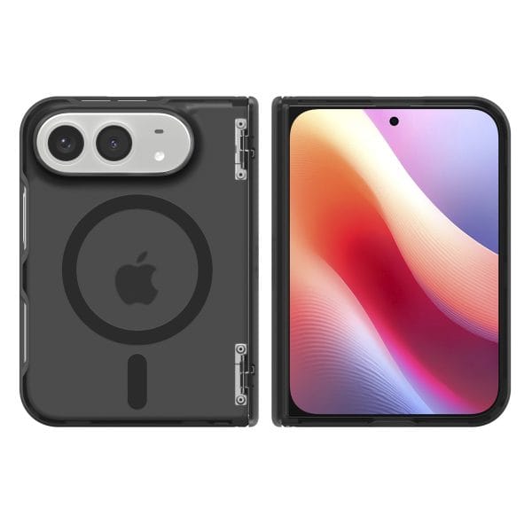 Spigen Ultra Hybrid Pro MagSafe frost black - iPhone Duo