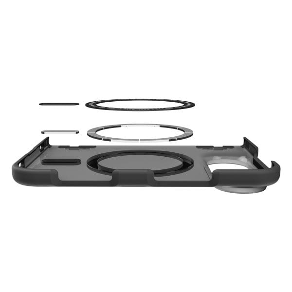 Spigen Ultra Hybrid Pro MagSafe frost black - iPhone Duo