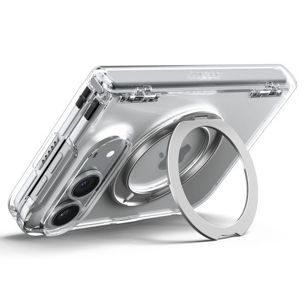 Spigen Ultra Hybrid Pro S MagSafe clear white - iPhone Duo
