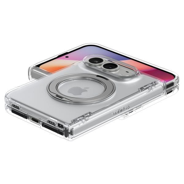 Spigen Ultra Hybrid Pro S MagSafe clear white - iPhone Duo