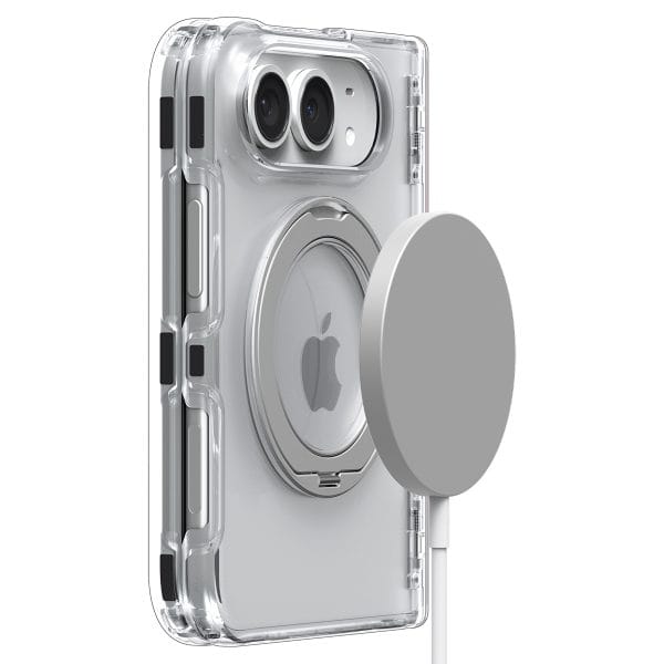 Spigen Ultra Hybrid Pro S MagSafe clear white - iPhone Duo