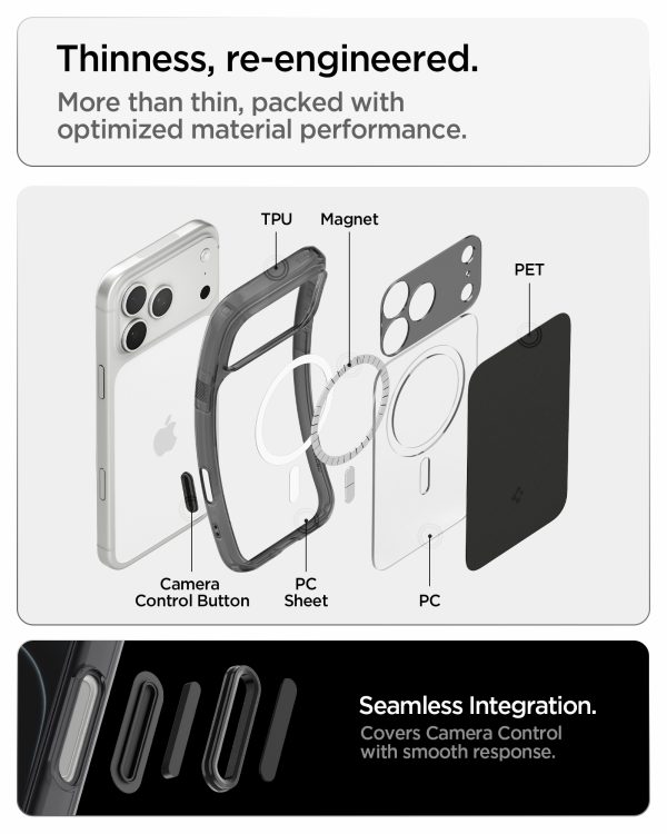 Spigen Ultra Hybrid T MagSafe matte black - iPhone 18 Pro Max/17 Pro Max