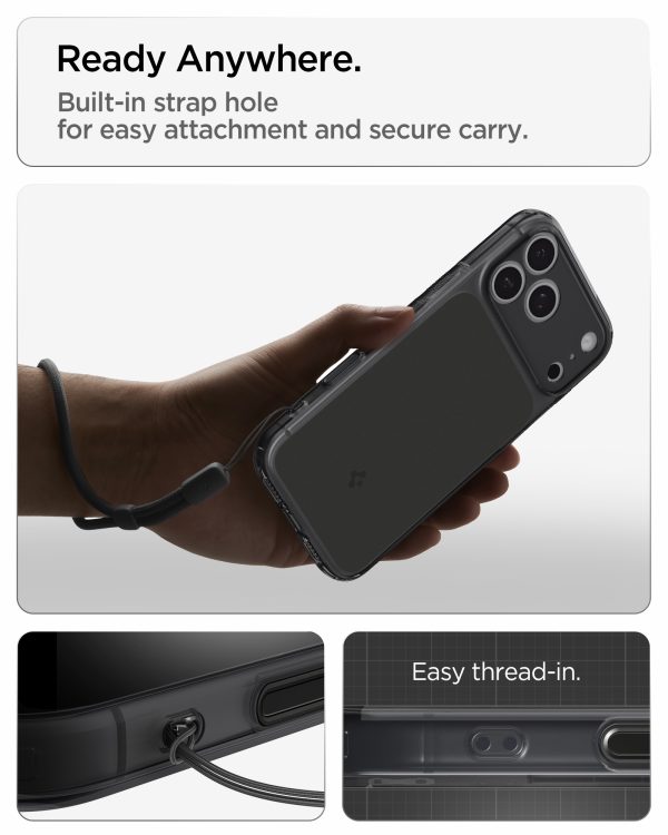 Spigen Ultra Hybrid T MagSafe matte black - iPhone 18 Pro Max/17 Pro Max