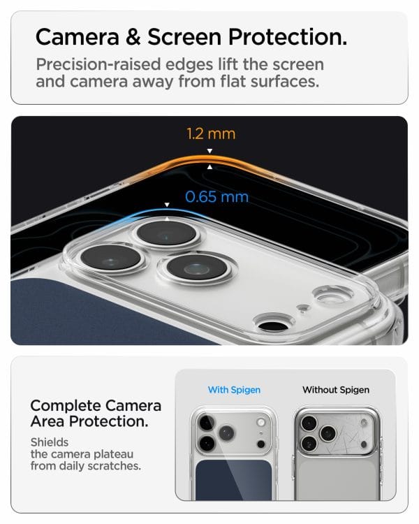 Spigen Ultra Hybrid T MagSafe matte blue - iPhone 18 Pro/17 Pro