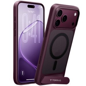 Θήκη iPhone 18 Pro Max TORRAS Ostand L1 MagSafe Purple με Stand X00RP109K18029