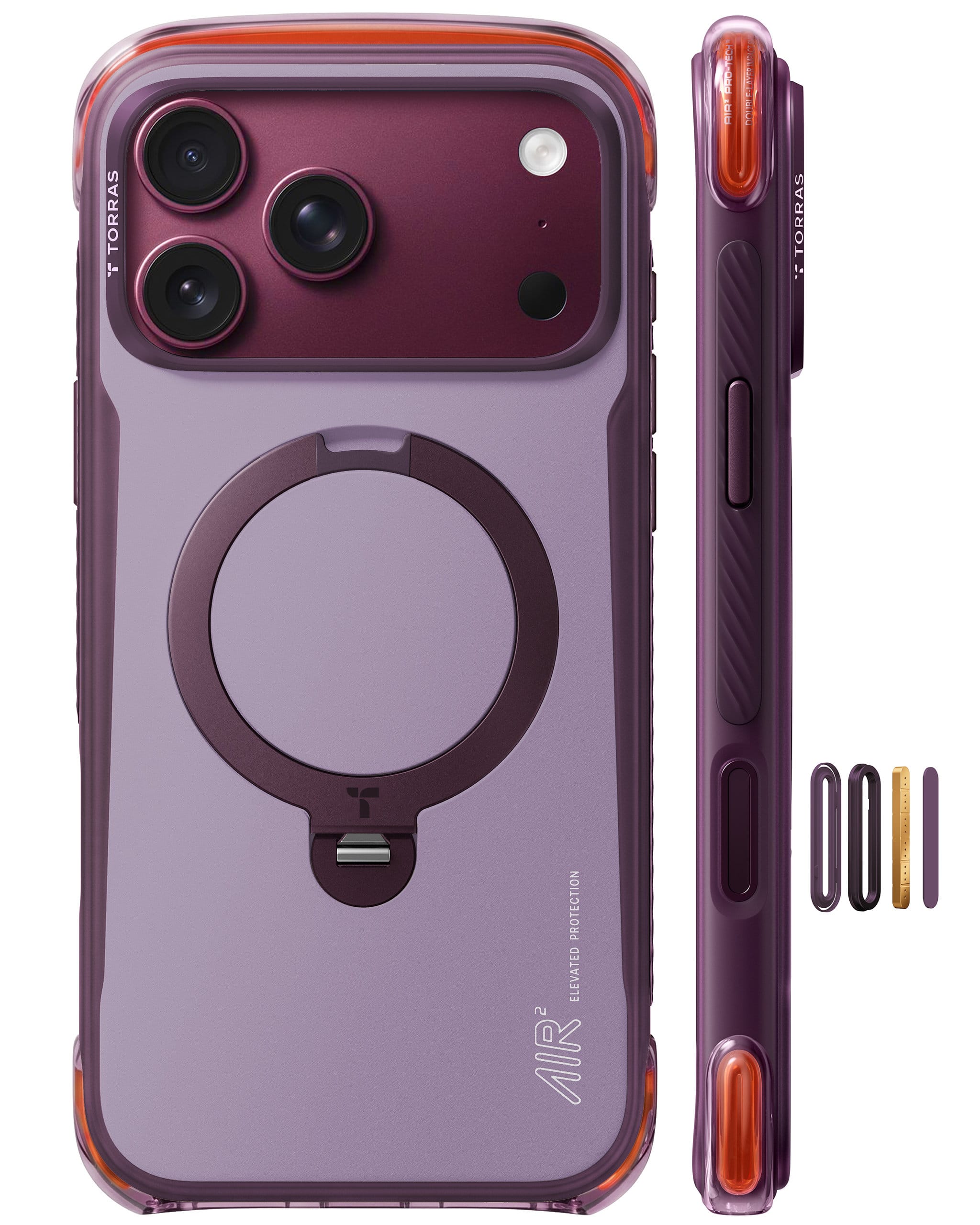 Torras Ostand Q3 Air Pro violet summit purple - iPhone 18 Pro Max