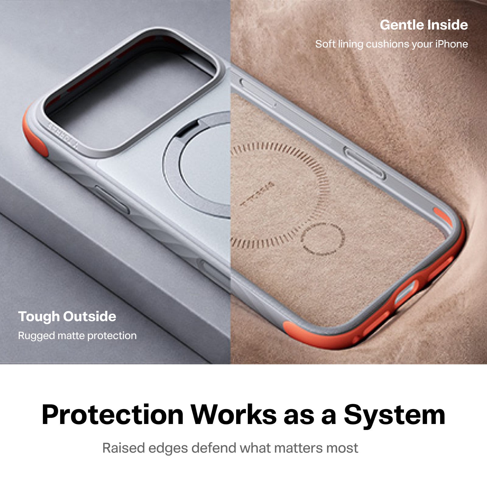 Torras Ostand Q3 Rugg white - iPhone 18 Pro