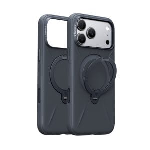 Θήκη iPhone 18 Pro Max TORRAS OStand Q3 Silicone MagSafe με Stand Grey