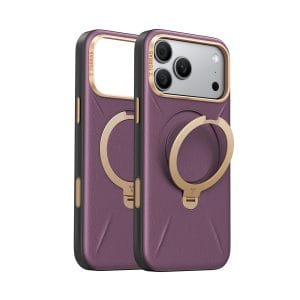 Θήκη iPhone 18 Pro Max TORRAS Ostand Q3 VegSkin MagSafe Purple με Stand 360° X00RP147M18029