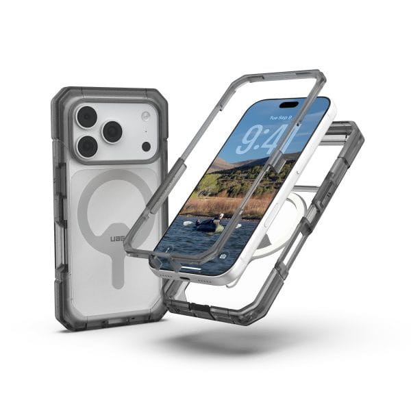 UAG Trooper MagSafe clear/ash - iPhone 18 Pro/17 Pro