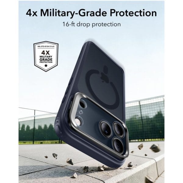 Θήκη iPhone 18 Pro / 17 Pro ESR Classic Hybrid Kickstand MagSafe Frosted Blue - Image 4