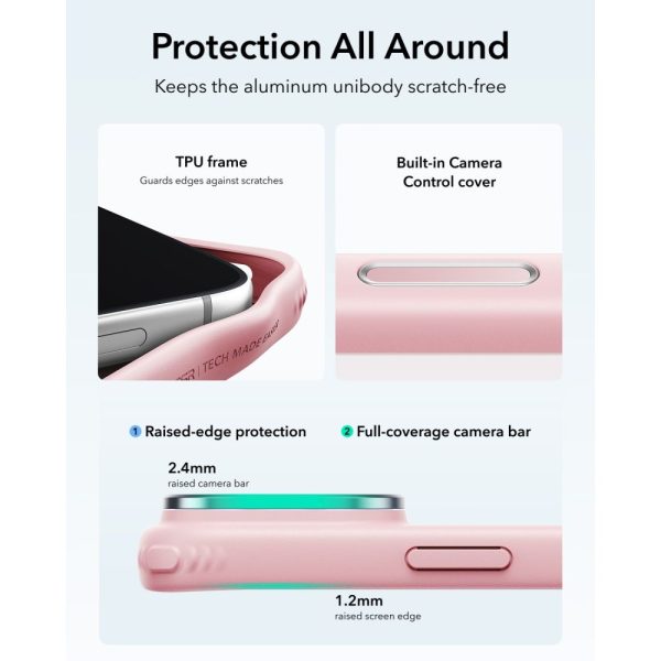 Θήκη iPhone 18 Pro / 17 Pro ESR Classic Hybrid Kickstand MagSafe Frosted Bubblegum Pink - Image 5