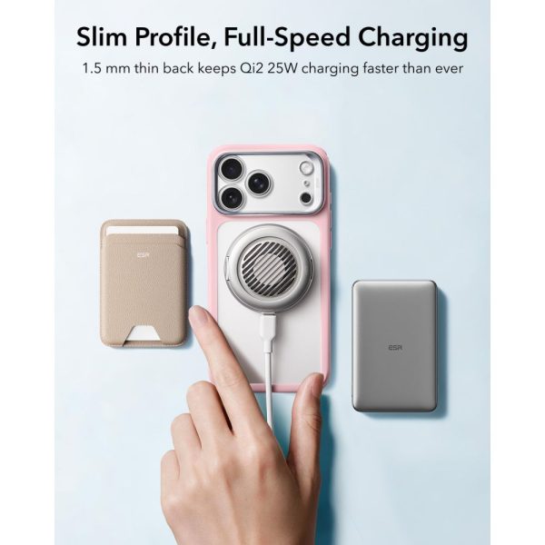 Θήκη iPhone 18 Pro / 17 Pro ESR Classic Hybrid Kickstand MagSafe Frosted Bubblegum Pink - Image 6