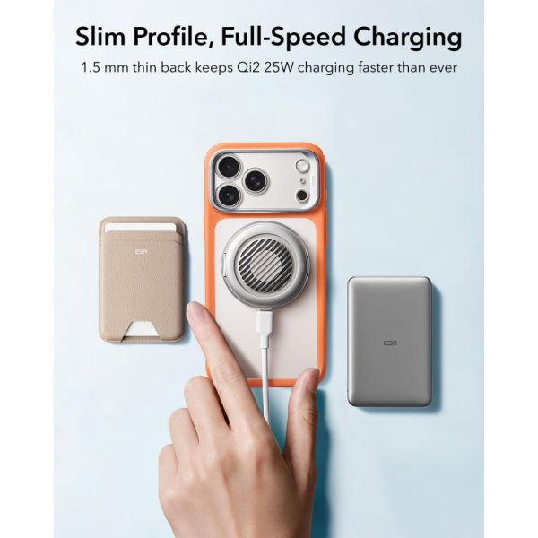 Θήκη iPhone 18 Pro / 17 Pro ESR Classic Hybrid Kickstand MagSafe Frosted Orange - Image 6