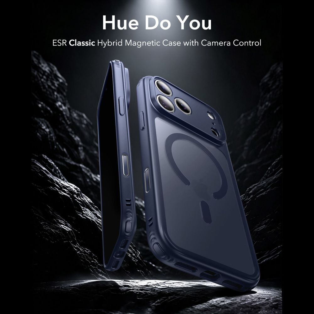 Θήκη iPhone 18 Pro / 17 Pro ESR Classic Hybrid MagSafe Frosted Blue - Image 2