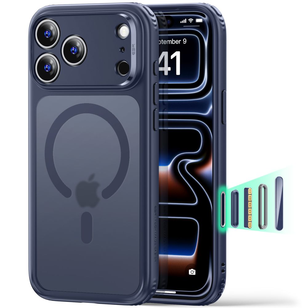 Θήκη iPhone 18 Pro 17 Pro ESR Classic Hybrid MagSafe Frosted Blue