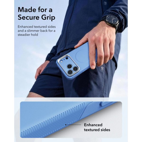 Θήκη iPhone 18 Pro / 17 Pro ESR Cyber Tough Kickstand MagSafe Light Blue - Image 6