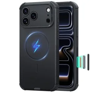 Θήκη iPhone 18 Pro / 17 Pro ESR Cyber Tough MagSafe Black