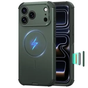 Θήκη iPhone 18 Pro / 17 Pro ESR Cyber Tough MagSafe Green