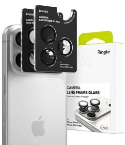 Προστασία Κάμερας iPhone 18 Pro 18 Pro Max Ringke Camera Frame Protector 2-Pack Black