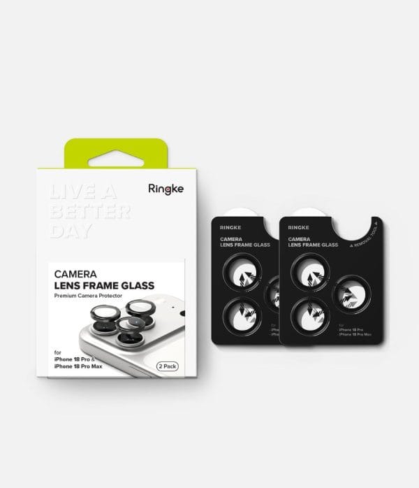 Προστασία Κάμερας iPhone 18 Pro / 18 Pro Max Ringke Camera Frame Protector 2-Pack Black - Image 8