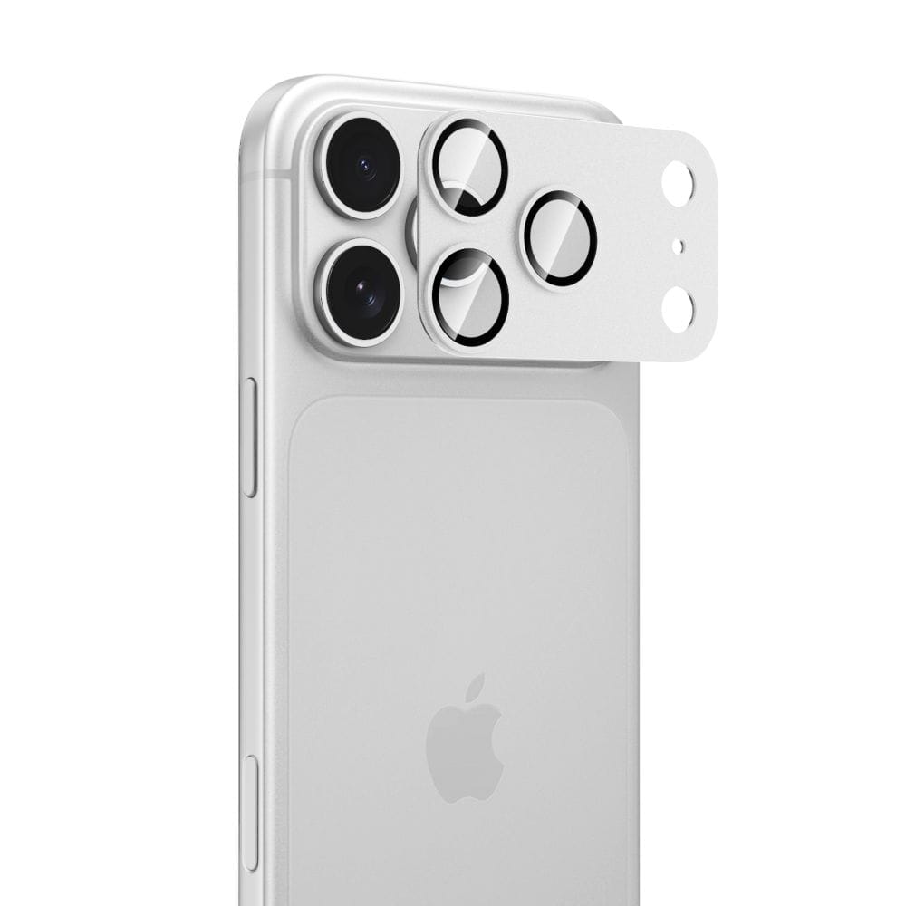 Τζάμι Προστασίας Κάμερας iPhone 18 Pro Max Tech-Protect Camfull Fit+ Silver - Image 2
