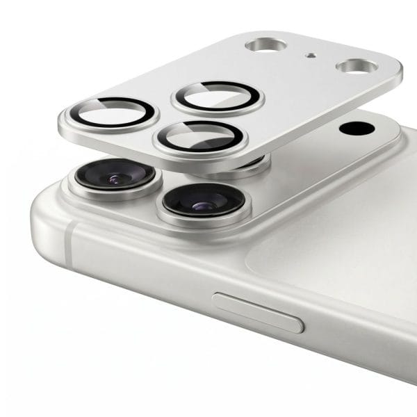 Τζάμι Προστασίας Κάμερας iPhone 18 Pro Max Tech-Protect Camfull Fit+ Silver - Image 4