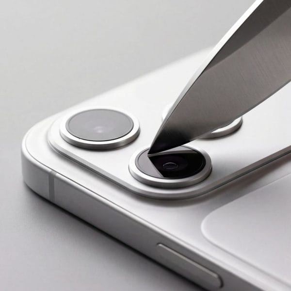 Τζάμι Προστασίας Κάμερας iPhone 18 Pro Max Tech-Protect Camfull Fit+ Silver - Image 6
