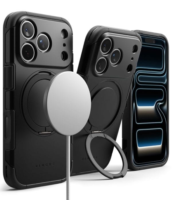 Θήκη iPhone 18 Pro / 17 Pro Ringke Alles MagSafe Black με Stand 360° & Camera Control - Image 5