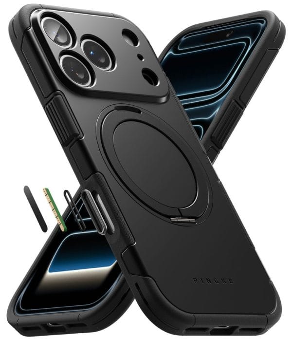 Θήκη iPhone 18 Pro / 17 Pro Ringke Alles MagSafe Black με Stand 360° & Camera Control - Image 6