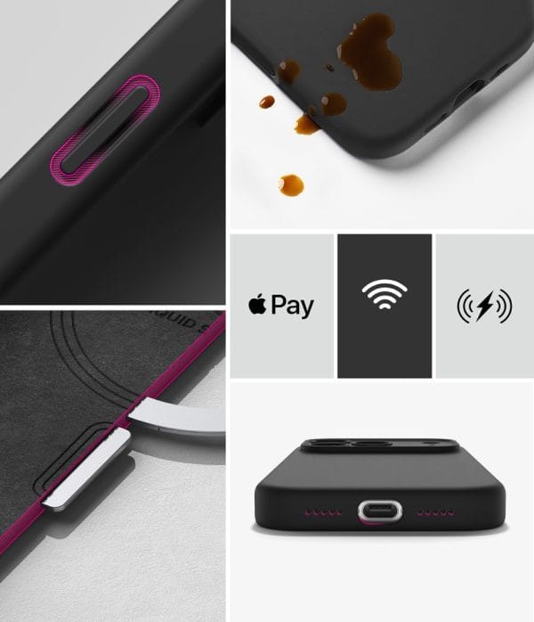 Θήκη iPhone 18 Pro Ringke Silicone Magnetic MagSafe Black - Image 8