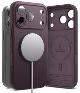 Θήκη iPhone 18 Pro Ringke Silicone Magnetic MagSafe Dark Cherry