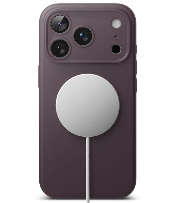 Θήκη iPhone 18 Pro Ringke Silicone Magnetic MagSafe Dark Cherry - Image 4