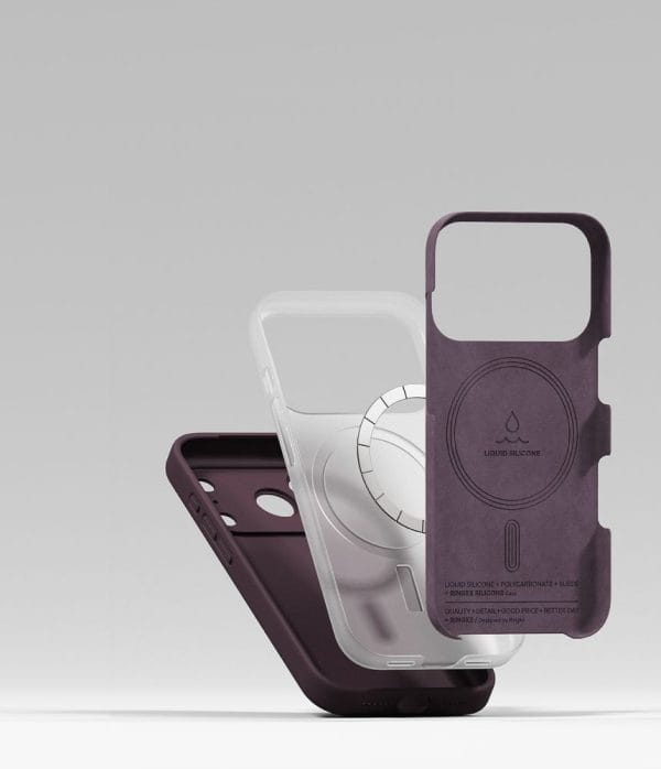 Θήκη iPhone 18 Pro Ringke Silicone Magnetic MagSafe Dark Cherry - Image 7