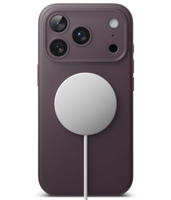 Θήκη iPhone 18 Pro Max Ringke Silicone Magnetic MagSafe Dark Cherry - Image 4