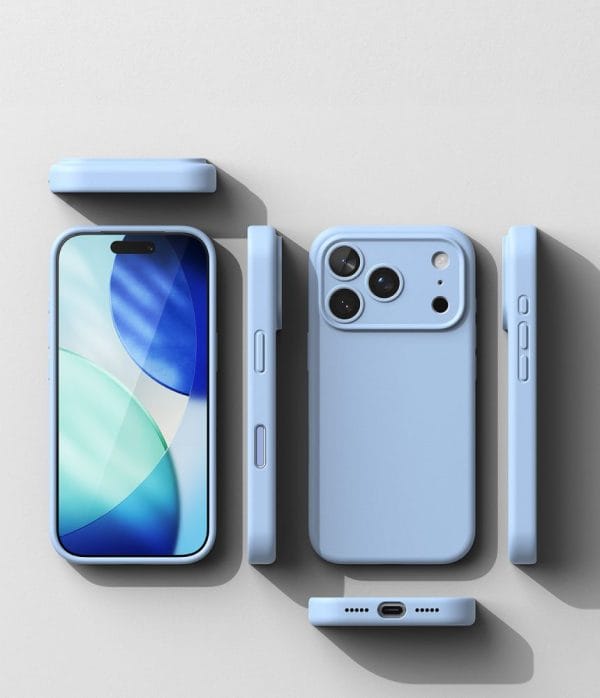 Θήκη iPhone 18 Pro Max Ringke Silicone Magnetic MagSafe Light Blue - Image 6
