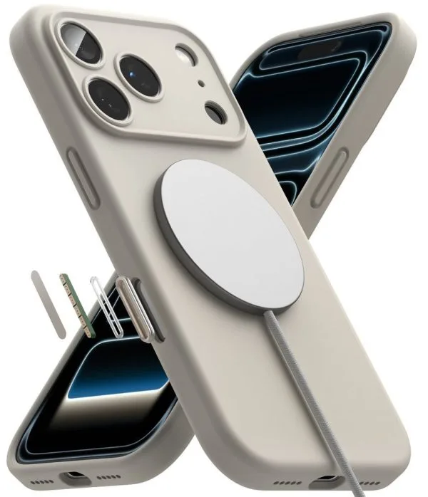 Θήκη iPhone 18 Pro Max Ringke Silicone Magnetic MagSafe Stone - Image 5