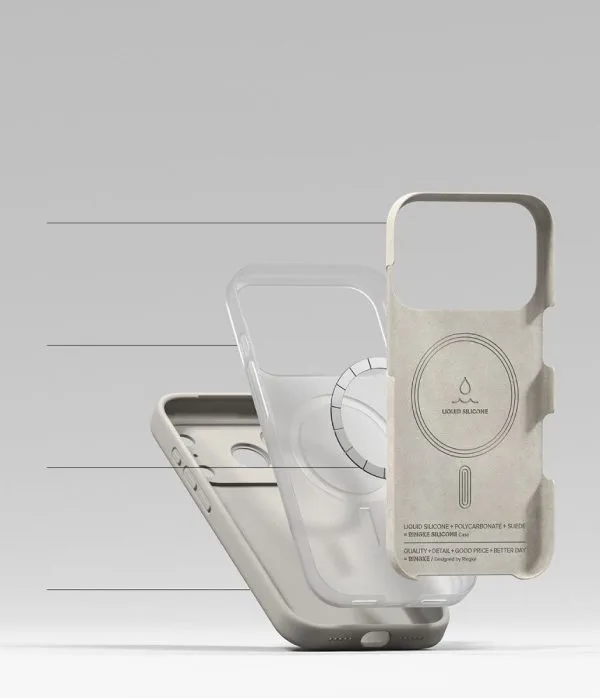 Θήκη iPhone 18 Pro Max Ringke Silicone Magnetic MagSafe Stone - Image 7