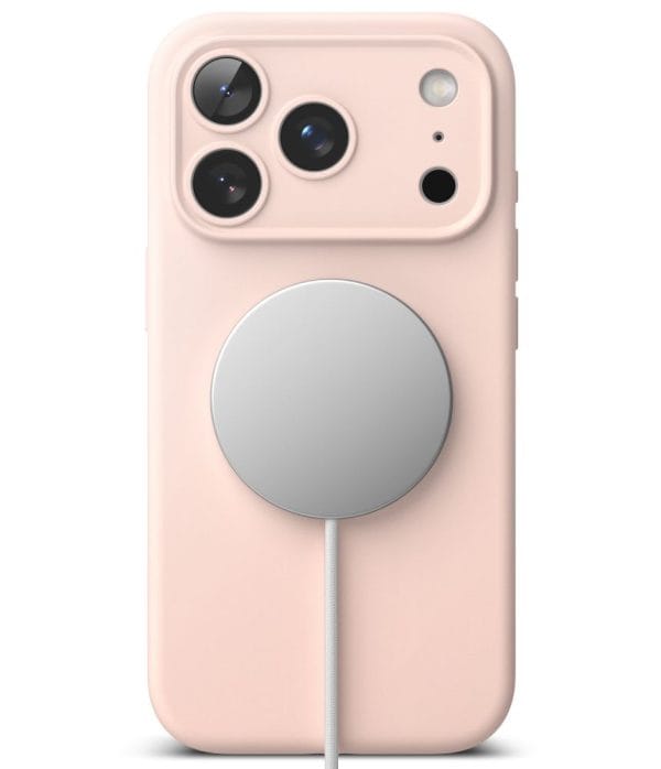 Θήκη iPhone 18 Pro Ringke Silicone Magnetic MagSafe Pink Sand - Image 4