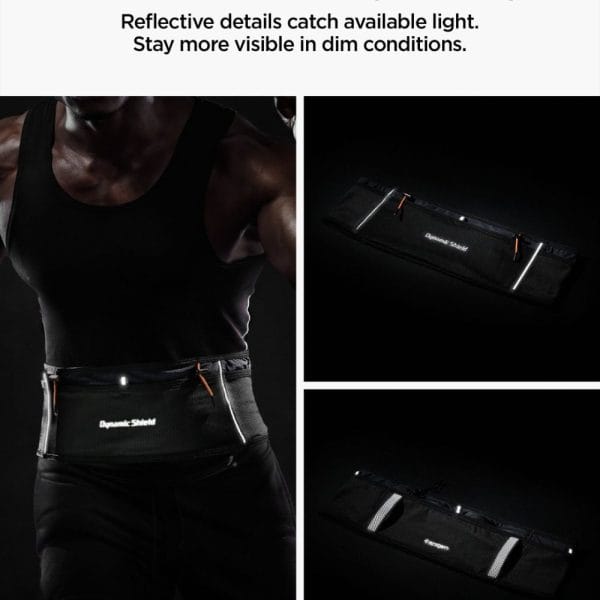 Ζώνη Τρεξίματος Μέσης Spigen A712 Dynamic Shield L Black (AMP11677) - Image 13
