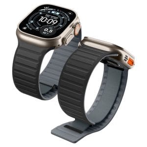 Λουράκι Apple Watch 44 45 46 49mm Spigen Athlex Air M Active Black Grey AMP11535