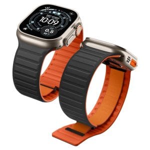 Λουράκι Apple Watch 44 45 46 49mm Spigen Athlex Air M Active Black Orange AMP11534