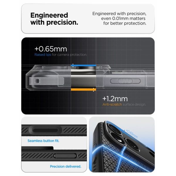 Θήκη iPhone 18 Pro / 17 Pro Spigen Liquid Air Matte Black (ACS12149) - Image 8