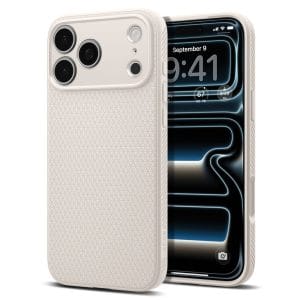 Θήκη iPhone 18 Pro 17 Pro Spigen Liquid Air Natural Titanium
