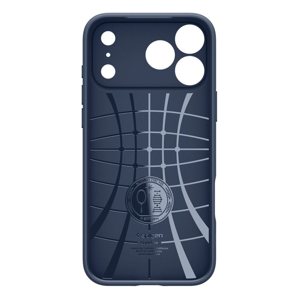 Θήκη iPhone 18 Pro / 17 Pro Spigen Liquid Air Navy Blue (ACS12150) - Image 3